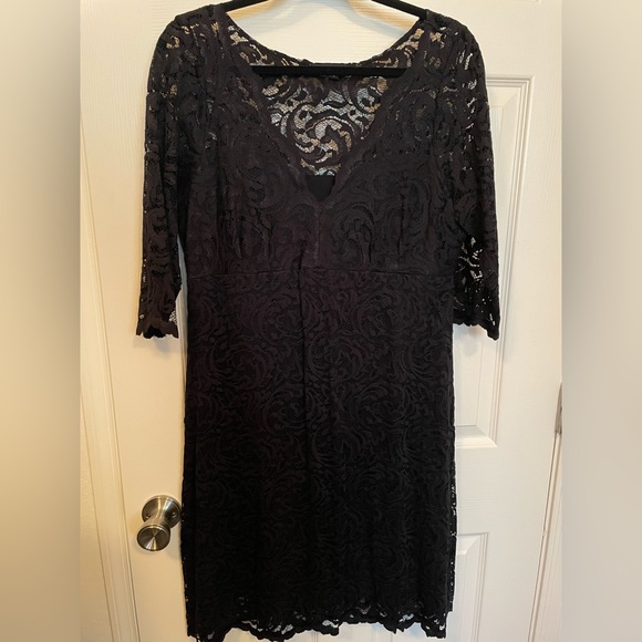 black dress with gold chains Chain Viscose – Global Republic Size:11Y Kaleidoscope Black Corsage Detail Made for_Women